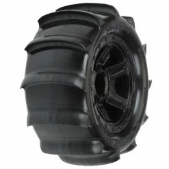 Pro-Line Racing 1/16 Sling Shot Fr/Rr 2.2" Sand Tires Mounted 12mm Blk Desperado (2) for Tires & Wheels