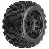 Pro-Line Racing 1/10 Badlands MX28 Fr/Rr 2.8" MT Tires Mounted 12mm Blk Raid (2) for Tires & Wheels