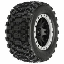 Pro-Line Racing 1/5 Badlands MX43 Pro-Loc F/R X-MAXX MTD 24mm Blk/Gry Impulse (2) for Tires & Wheels