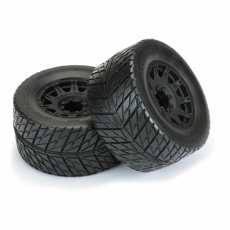 Pro-Line Racing 1/8 Street Fighter HP BELTED F/R 3.8" MT Mounted 17mm Blk Raid (2) for Tires & Wheels - Image 5