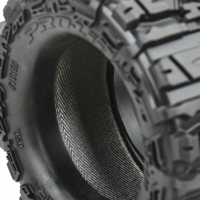 Pro-Line Racing 1/10 Trencher HP BELTED F/R 2.8" MT Tires Mounted 12mm Blk Raid (2) for Tires & Wheels - Image 3