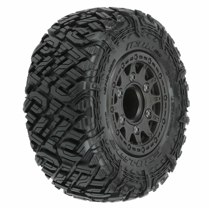 Pro-Line Racing 1/10 Icon M2 Front/Rear 2.2"/3.0" SC Mounted 12mm Blk Raid (2) for Tires & Wheels