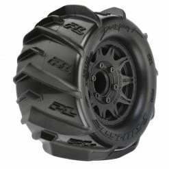 Pro-Line Racing 1/10 Dumont Front/Rear 2.8" MT Tires Mounted 12mm Blk Raid (2) for Tires & Wheels