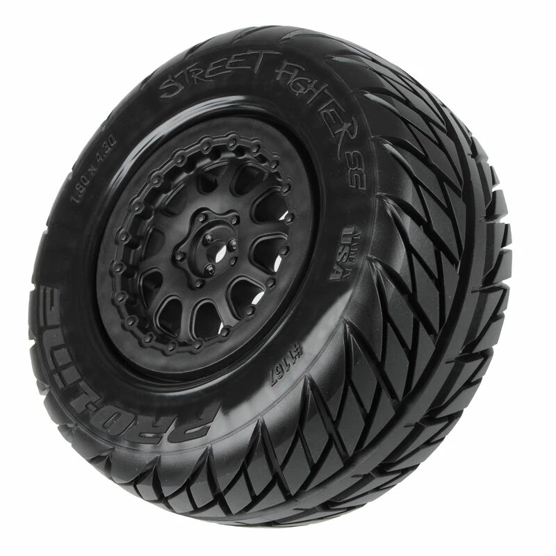 Pro-Line Racing 1/10 Street Fighter M2 Front/Rear 2.2"/3.0" Short Course Tires (2) for Tires & Wheels - Image 3