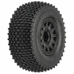 Pro-Line Racing 1/10 Gladiator M2 Front/Rear 2.2"/3.0" SC Mounted 12mm Blk Raid (2) for Tires & Wheels