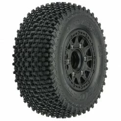Pro-Line Racing 1/10 Gladiator M3 Front/Rear 2.2"/3.0" SC Mounted 12mm Blk Raid (2) for Tires & Wheels