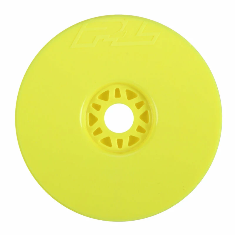 Pro-Line Racing 1/8 Velocity Front/Rear 17mm Buggy Wheels (4) Yellow for Tires & Wheels