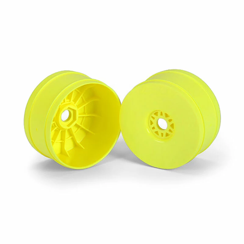 Pro-Line Racing 1/8 Velocity Front/Rear 17mm Buggy Wheels (4) Yellow for Tires & Wheels - Image 2