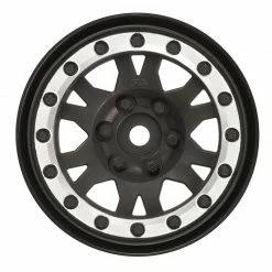 Pro-Line Racing 1/10 Impulse Front/Rear 1.9" 12mm Crawling Wheels (2) Black/Silver for Tires & Wheels