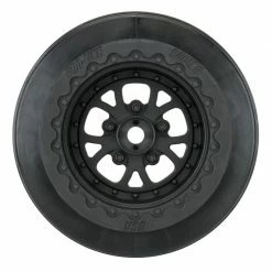 Pro-Line Racing 1/10 Pomona Drag Spec Rear 2.2"/3.0" 12mm Drag Wheels (2) Black for Tires & Wheels
