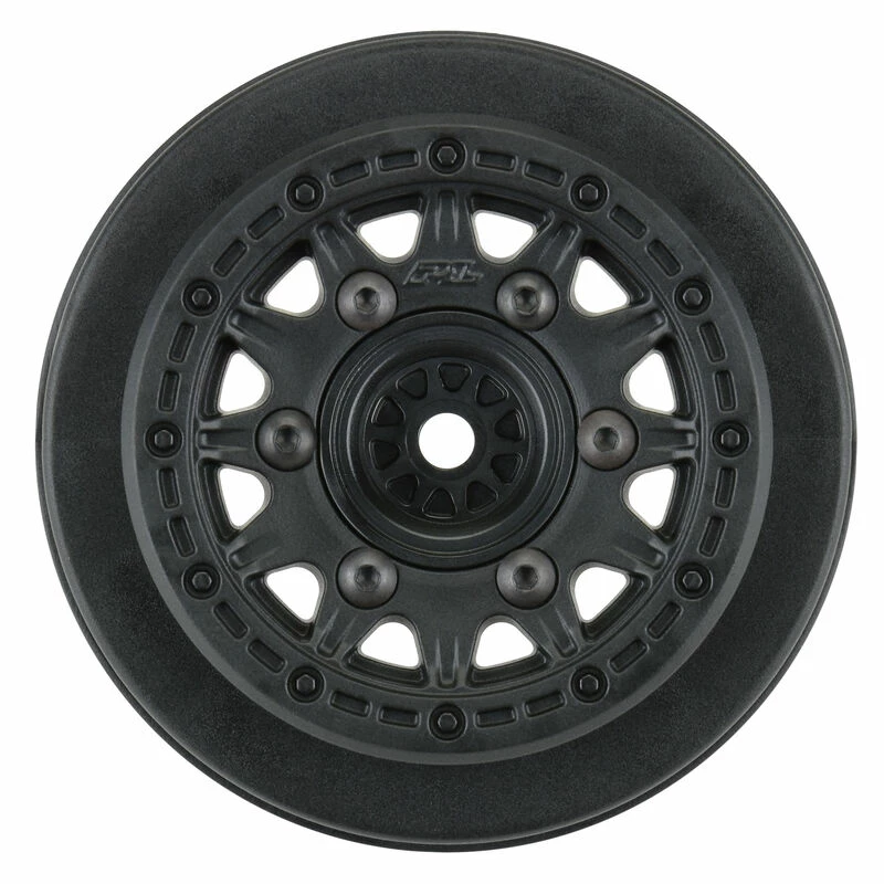 Pro-Line Racing 1/10 Raid Front/Rear 2.2"/3.0" 12mm Short Course Wheels (2) Black for Tires & Wheels