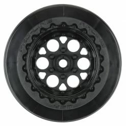 Pro-Line Racing 1/10 Showtime+ Wide Rear 2.2"/3.0" 12mm Drag Wheels (2) Black for Tires & Wheels