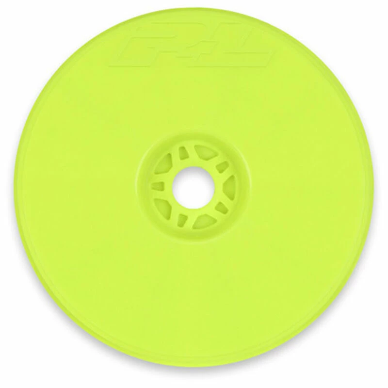 Pro-Line Racing 1/8 Velocity Front/Rear 4.0" 17mm Truggy Wheels (4) Yellow for Tires & Wheels