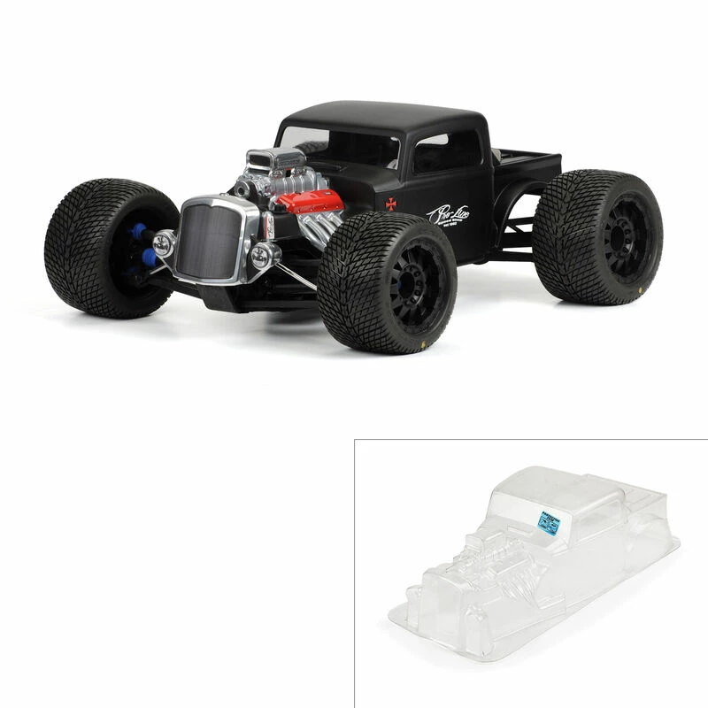 Pro-Line Racing 1/8 Rat Rod Clear Body: Monster Truck for Bodies