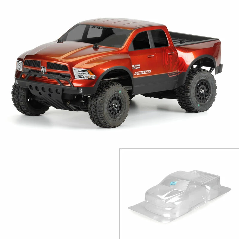 Pro-Line Racing 1/10 2013 Ram 1500 True Scale Clear Body: Short Course for Bodies