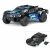 Pro-Line Racing 1/10 Pre-Cut Flo-Tek Fusion Tough-Color Black Body: Short Course for Bodies