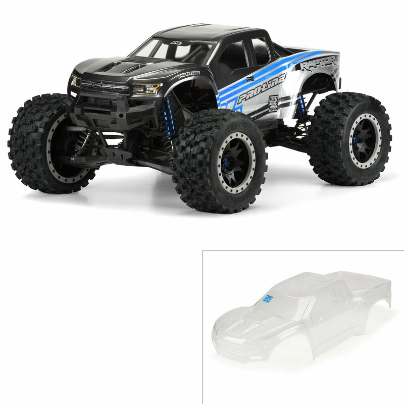 Pro-Line Racing 1/5 Pre-Cut 2017 Ford F-150 Raptor Clear Body: X-MAXX for Bodies