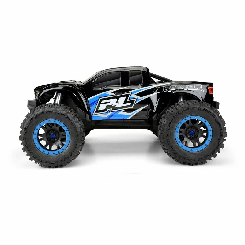 Pro-Line Racing 1/5 Pre-Cut 2017 Ford F-150 Raptor Tough-Color Black Body: X-MAXX for Bodies - Image 4