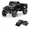 Pro-Line Racing 1/10 1946 Dodge Power Wagon Black Body 12.3" (313mm) WB Crawlers for Bodies