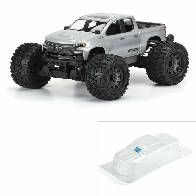 Pro-Line Racing 1/10 2019 Chevy Silverado Z71 Trail Boss Clear Body: Stampede 4x4 for Bodies