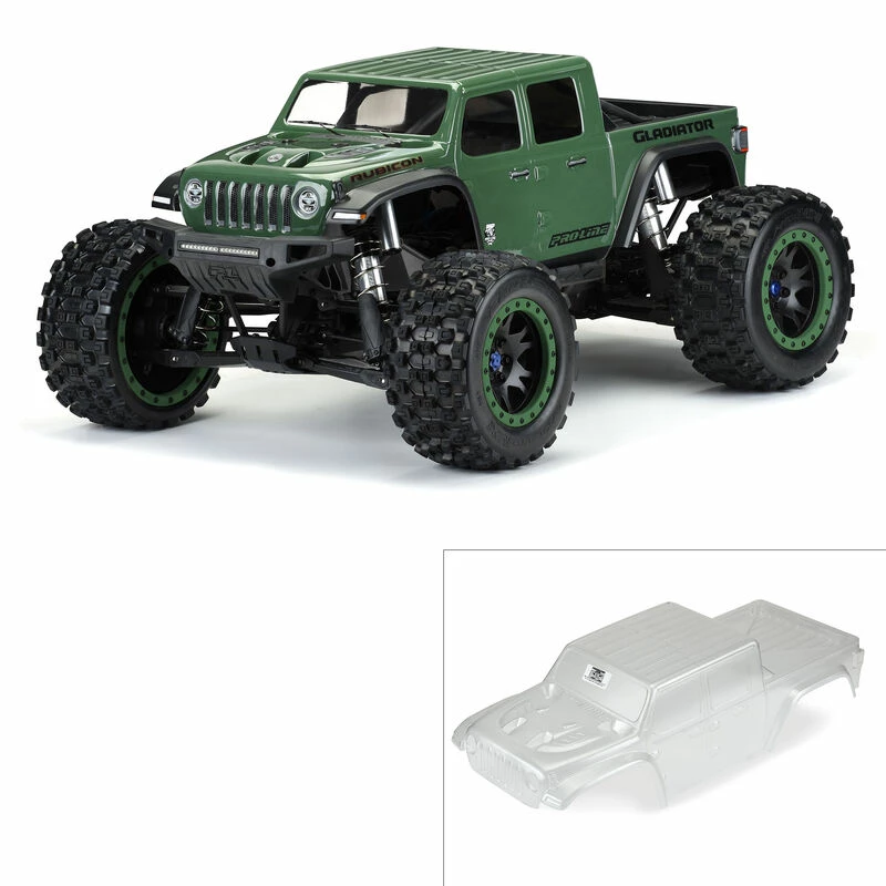 Pro-Line Racing 1/5 Pre-Cut Jeep Gladiator Rubicon Clear Body: X-MAXX for Bodies