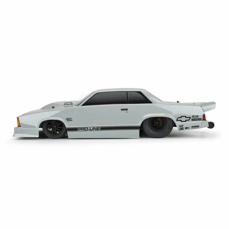 Pro-Line Racing 1/10 1978 Chevrolet Malibu Tough-Color Gray Body: Drag Car for Bodies - Image 4