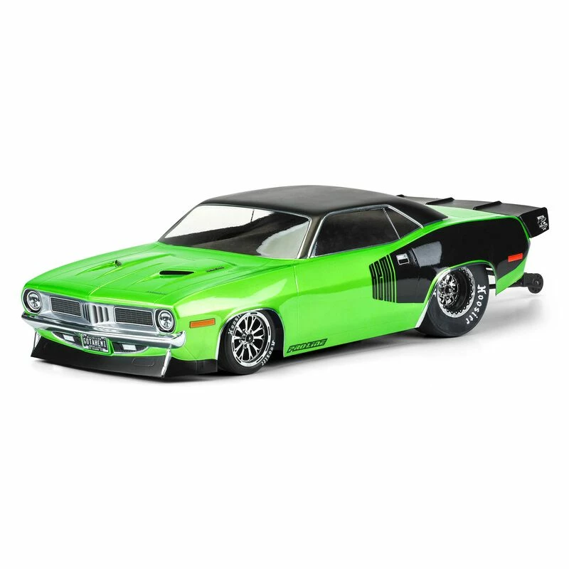 Pro-Line Racing 1/10 1972 Plymouth Barracuda Clear Body: Drag Car for Bodies - Image 3