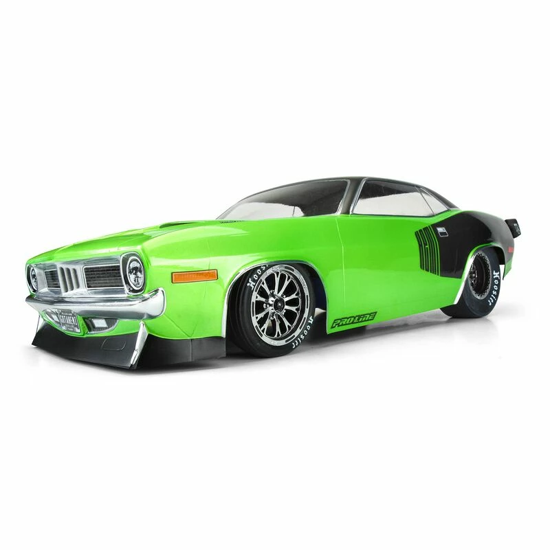 Pro-Line Racing 1/10 1972 Plymouth Barracuda Clear Body: Drag Car for Bodies - Image 6
