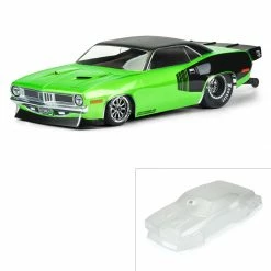 Pro-Line Racing 1/10 1972 Plymouth Barracuda Clear Body: Drag Car for Bodies