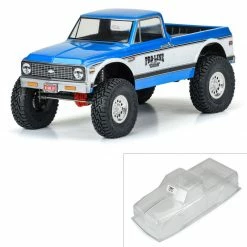 Pro-Line Racing 1/10 1972 Chevy K-10 Clear Body 12.3" Wheelbase Crawlers for Bodies