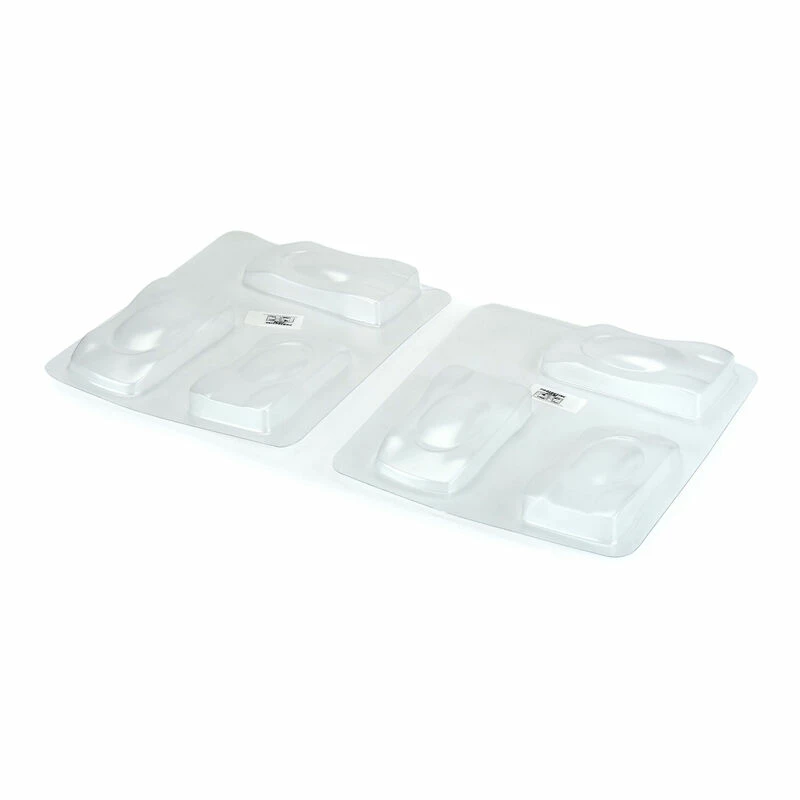 Pro-Line Racing Speed Forms Mini Clear Test Bodies for Painters (6) for Paints