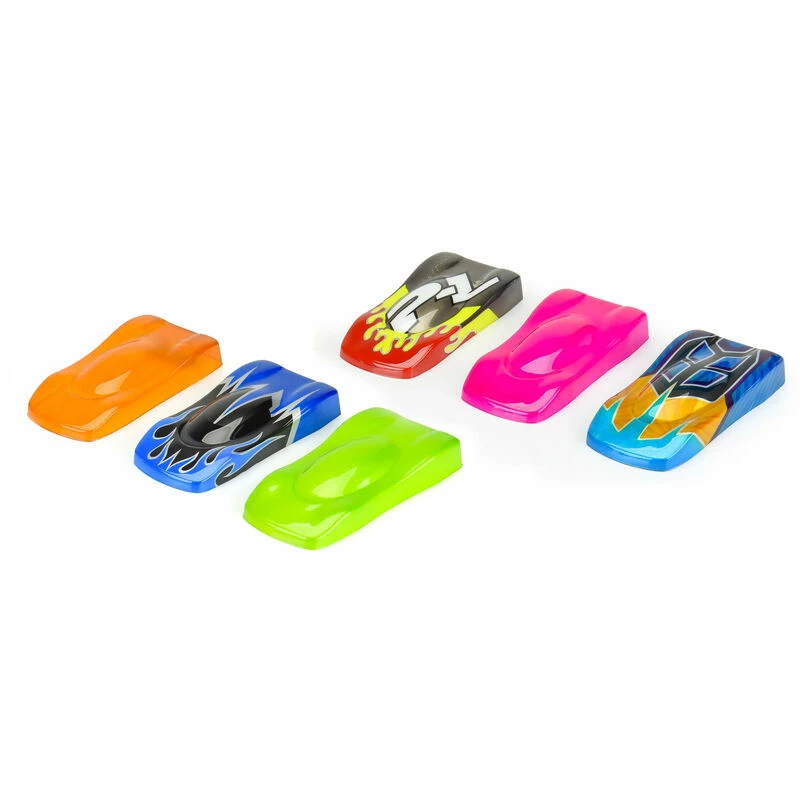 Pro-Line Racing Speed Forms Mini Clear Test Bodies for Painters (6) for Paints - Image 2