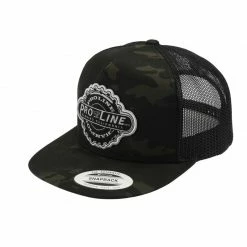 Pro-Line Racing Pro-Line Manufactured Dark Camo Trucker Snapback Hat (One Size) for Parts