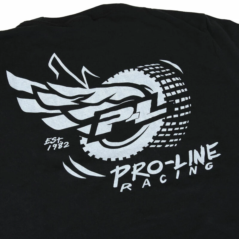 Pro-Line Racing Pro-Line Wings Black T-Shirt - Medium for Parts - Image 3